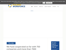 Tablet Screenshot of polandworkforce.com